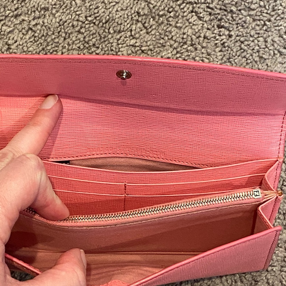 Authentic Fendi Monster Bag Bugs Pink Wallet - Picture 5 of 7